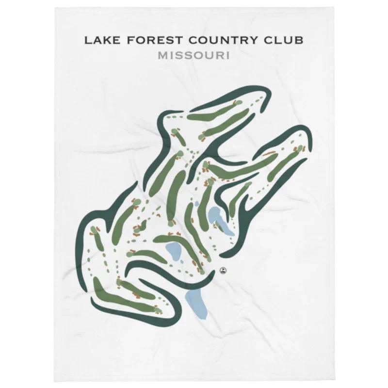 Lake Forest Country Club, Missouri - Printed Golf Courses