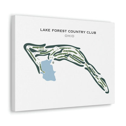 Lake Forest Country Club, Ohio - Printed Golf Courses