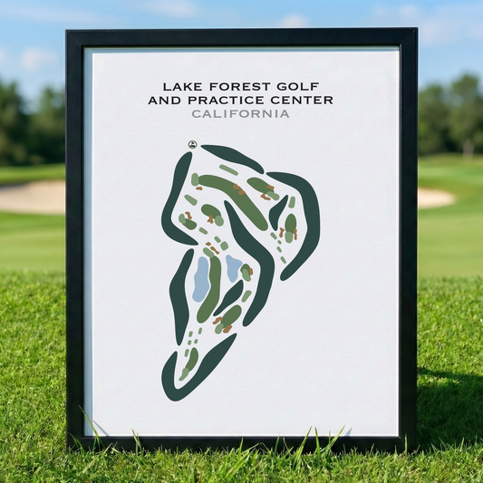 Lake Forest Golf & Practice Center, California - Printed Golf Courses