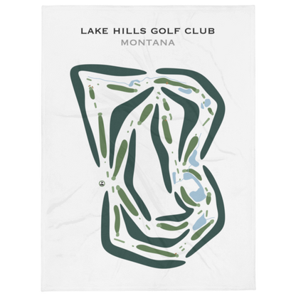 Lake Hills Golf Club, Montana - Printed Golf Courses