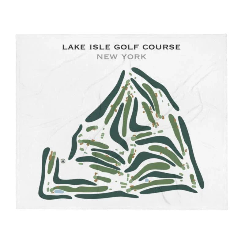 Lake Isle Golf Course, New York - Printed Golf Course