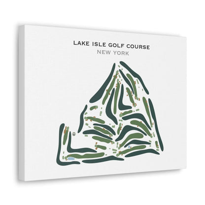 Lake Isle Golf Course, New York - Printed Golf Course