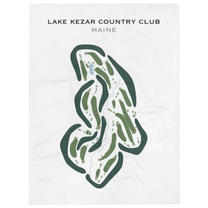 Lake Kezar Country Club, Maine - Printed Golf Courses