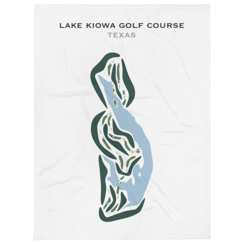 Lake Kiowa Golf Course, Texas - Printed Golf Courses