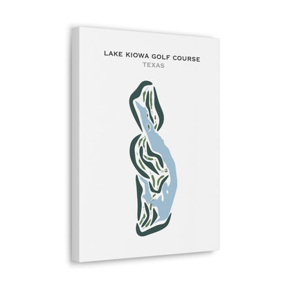 Lake Kiowa Golf Course, Texas - Printed Golf Courses