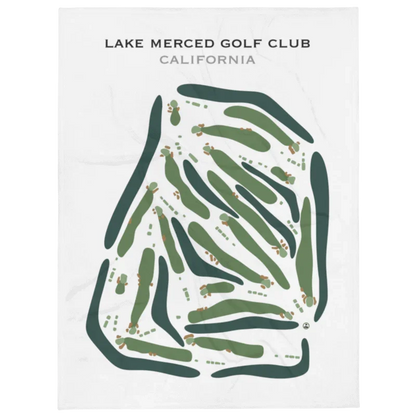 Lake Merced Golf Club, California - Printed Golf Courses