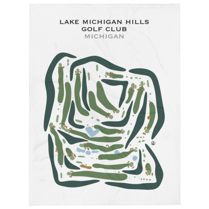 Lake Michigan Hills Golf Club, Michigan - Printed Golf Courses