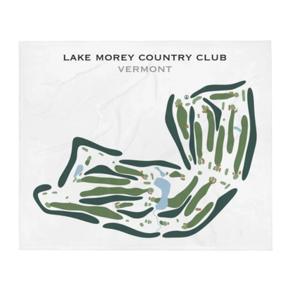 Lake Morey Country Club, Vermont - Printed Golf Course