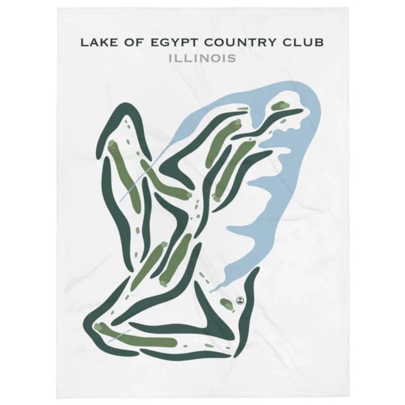 Lake of Egypt Country Club, Illinois - Printed Golf Courses