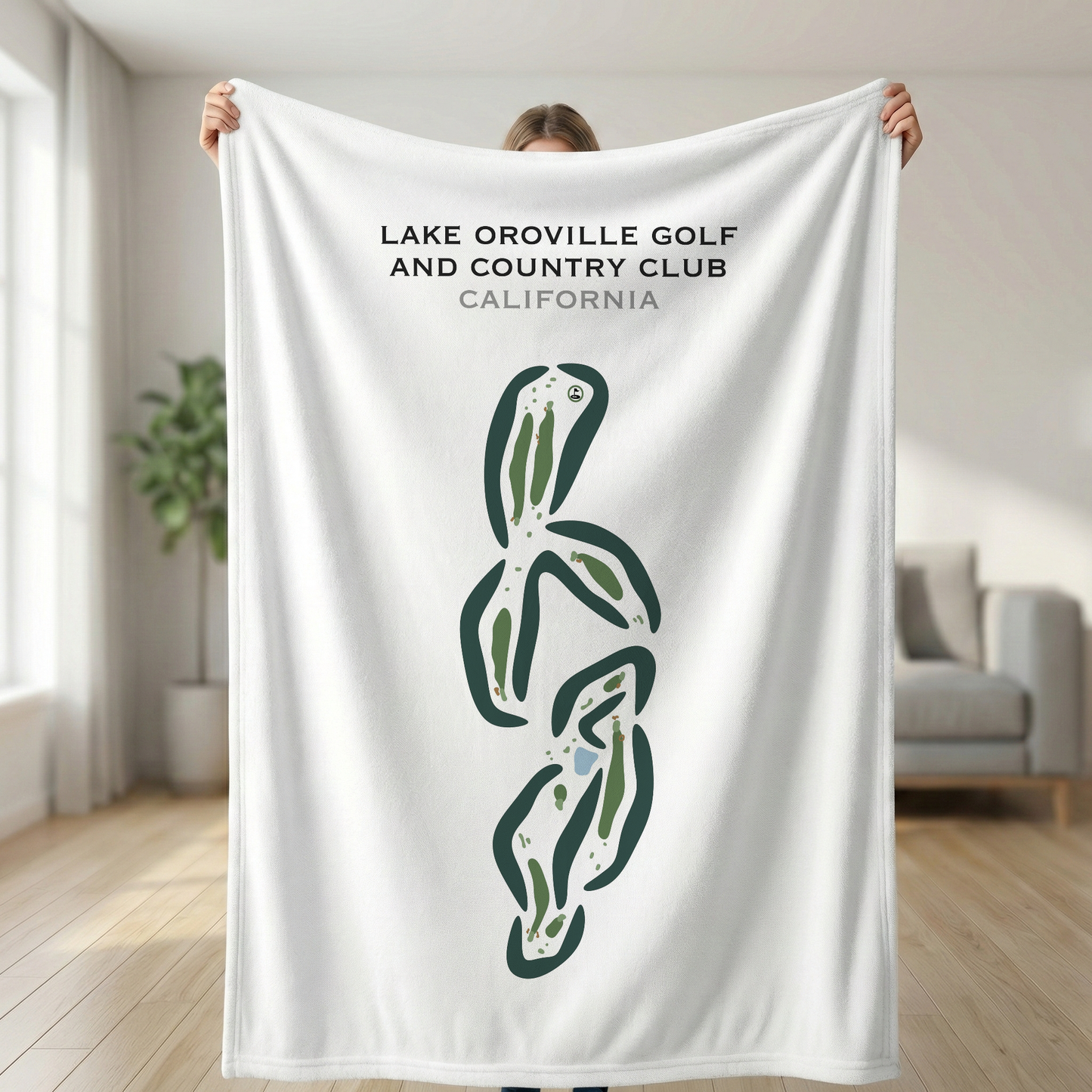 Lake Oroville Golf & Country Club, California - Printed Golf Courses