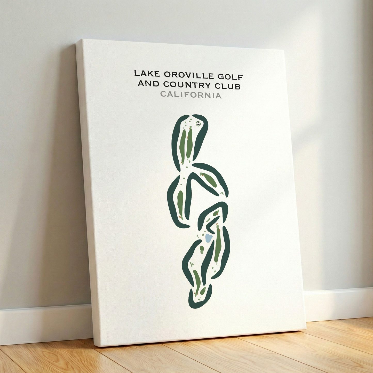 Lake Oroville Golf & Country Club, California - Printed Golf Courses