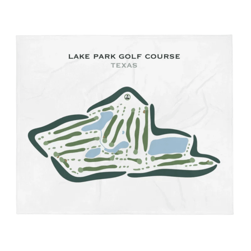 Lake Park Golf Course, Texas - Printed Golf Courses