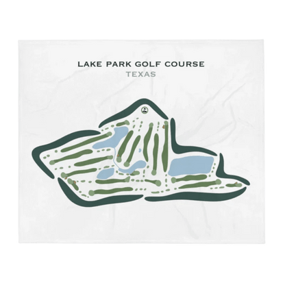 Lake Park Golf Course, Texas - Printed Golf Courses