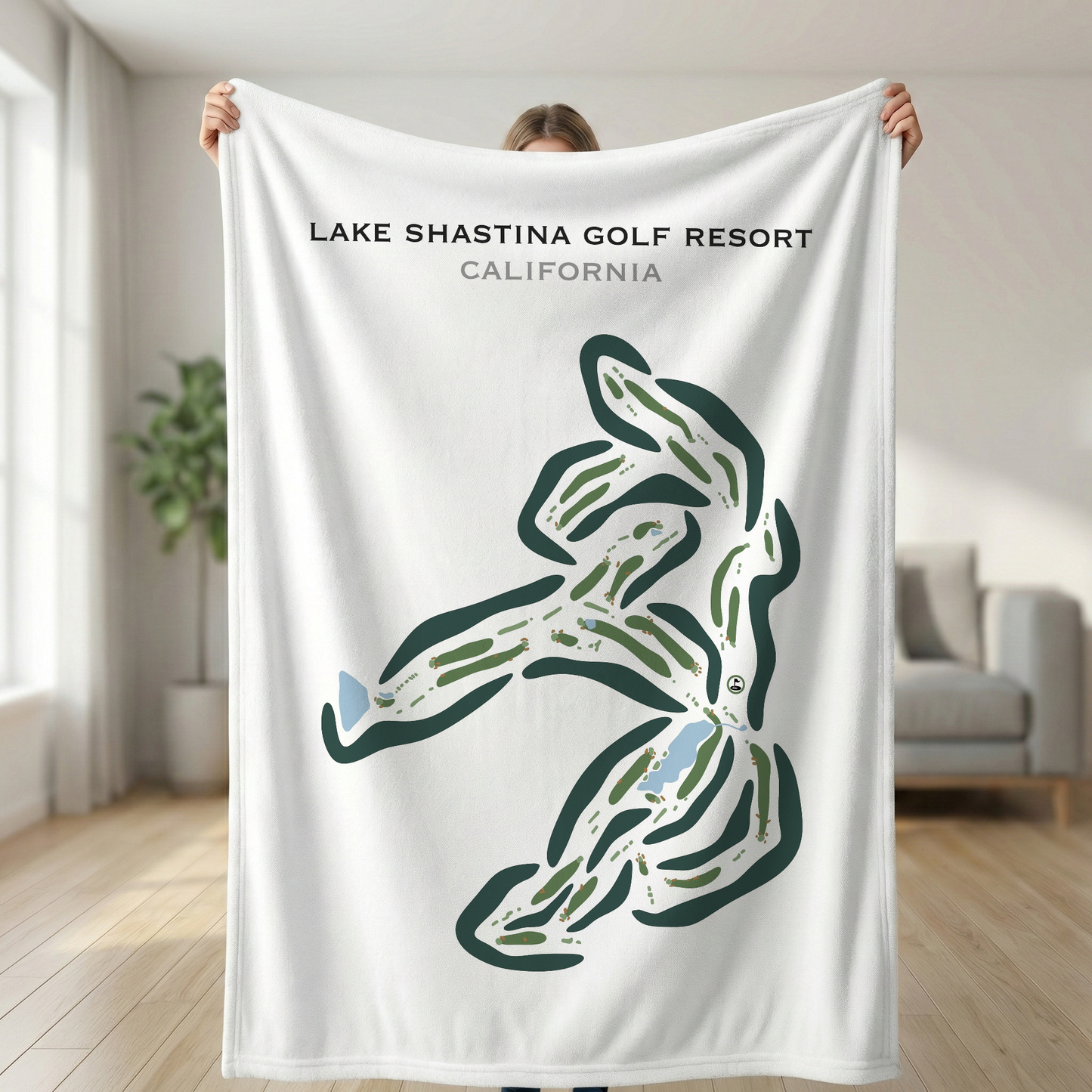 Lake Shastina Golf Resort, California - Printed Golf Courses