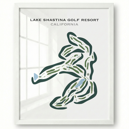 Lake Shastina Golf Resort, California - Printed Golf Courses
