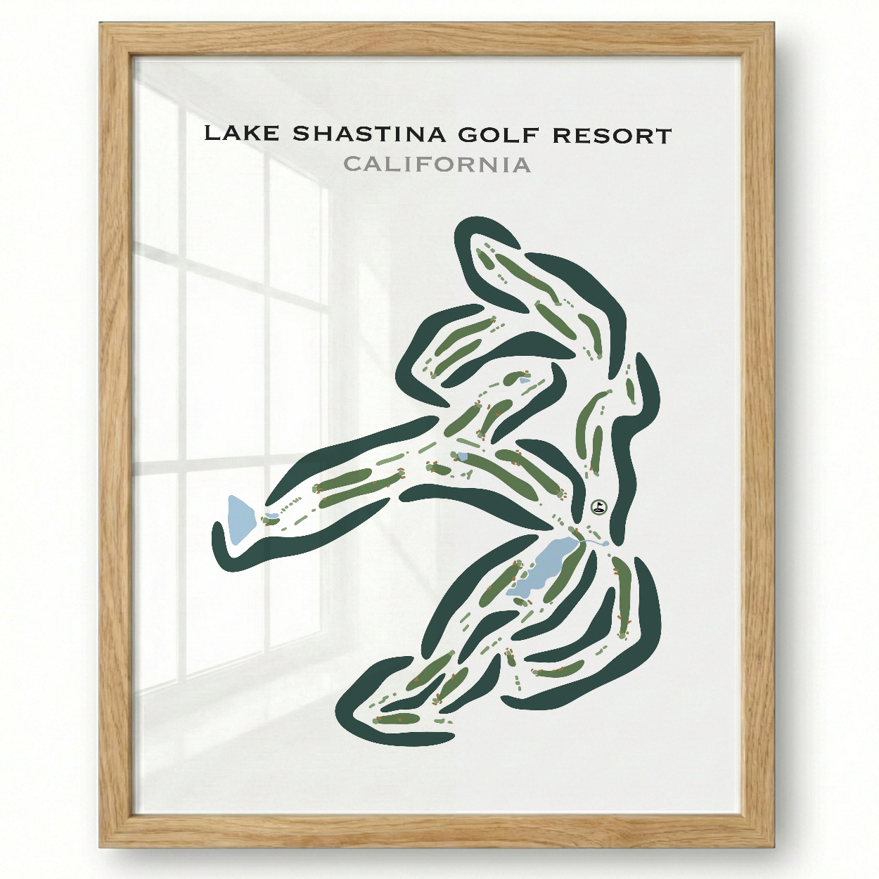 Lake Shastina Golf Resort, California - Printed Golf Courses