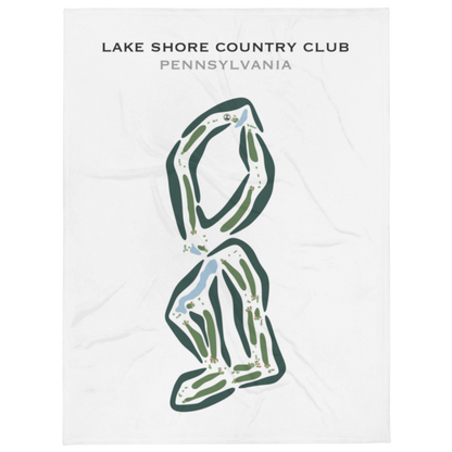 Lake Shore Country Club, Pennsylvania - Printed Golf Courses