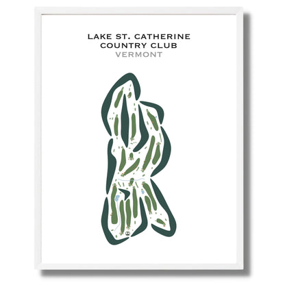 Lake St. Catherine Country Club, Vermont - Printed Golf Courses