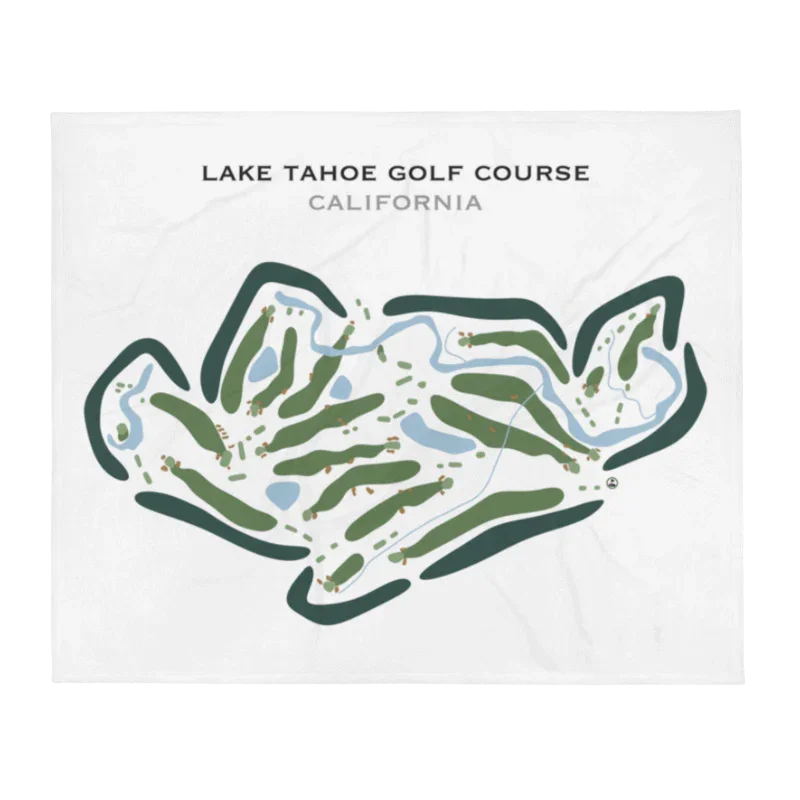 Lake Tahoe Golf Course, California - Printed Golf Courses
