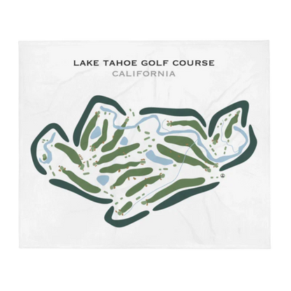 Lake Tahoe Golf Course, California - Printed Golf Courses