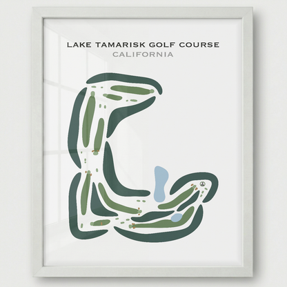 Lake Tamarisk Golf Course, California - Printed Golf Courses