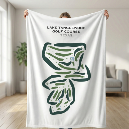 Lake Tanglewood Golf Course, Texas - Printed Golf Courses
