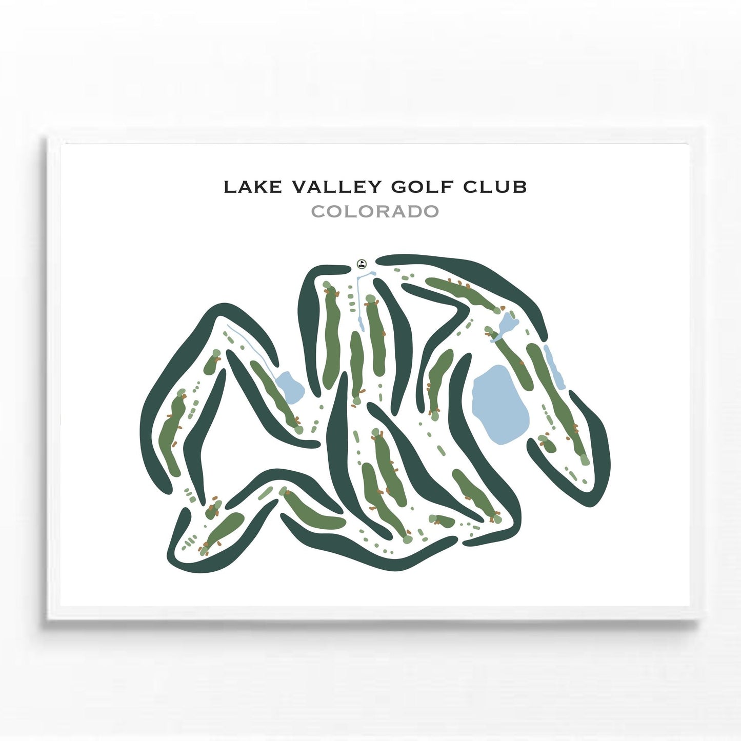 Lake Valley Golf Club, Colorado - Printed Golf Courses