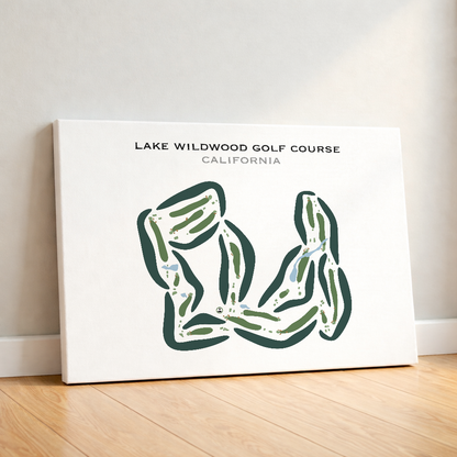 Lake Wildwood Golf Course, California - Printed Golf Courses