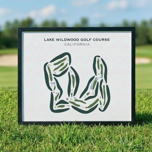 Lake Wildwood Golf Course, California - Printed Golf Courses