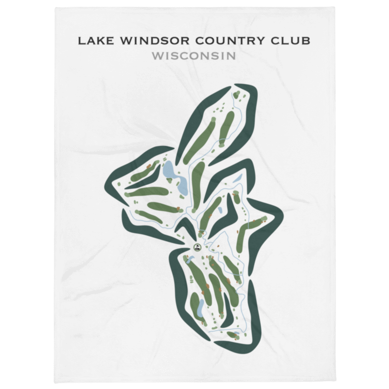 Lake Windsor Country Club, Wisconsin - Printed Golf Courses