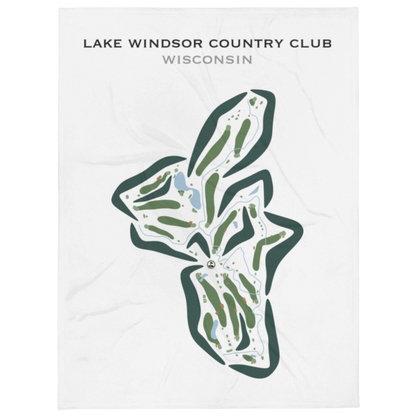Lake Windsor Country Club, Wisconsin - Printed Golf Courses