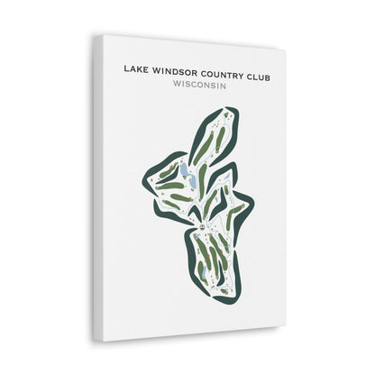 Lake Windsor Country Club, Wisconsin - Printed Golf Courses