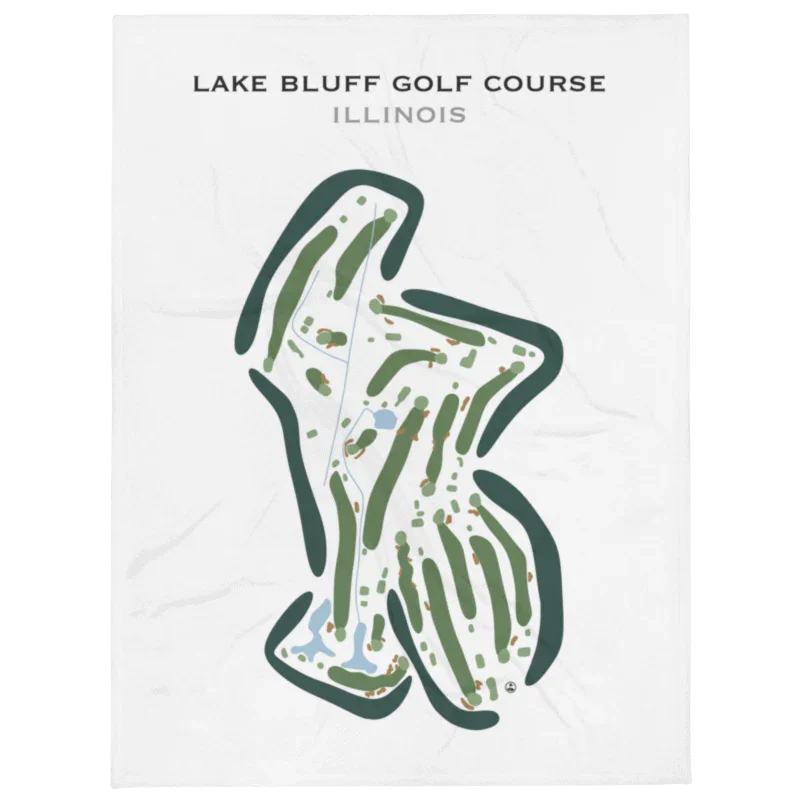 Lake Bluff Golf Course, Illinois - Printed Golf Courses