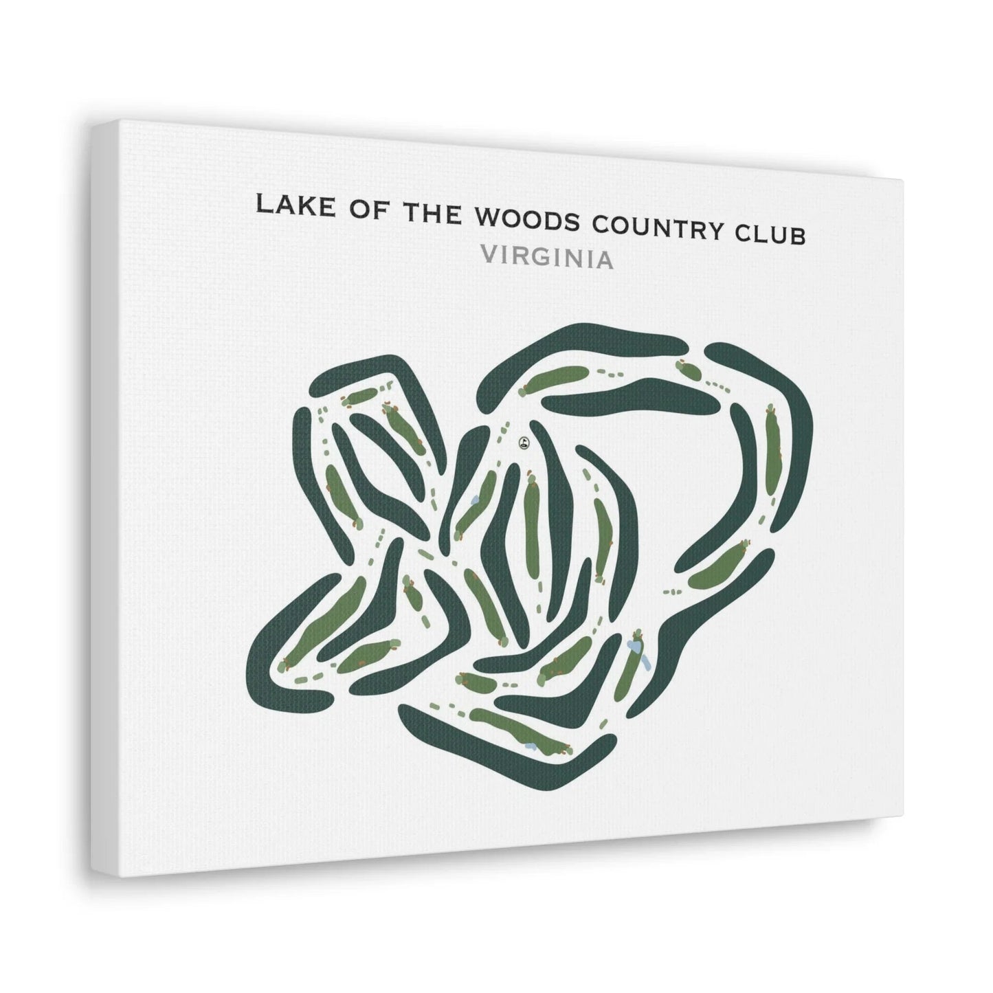 Lake of the Woods Country Club, Virginia - Printed Golf Courses