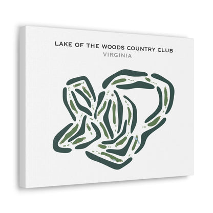 Lake of the Woods Country Club, Virginia - Printed Golf Courses