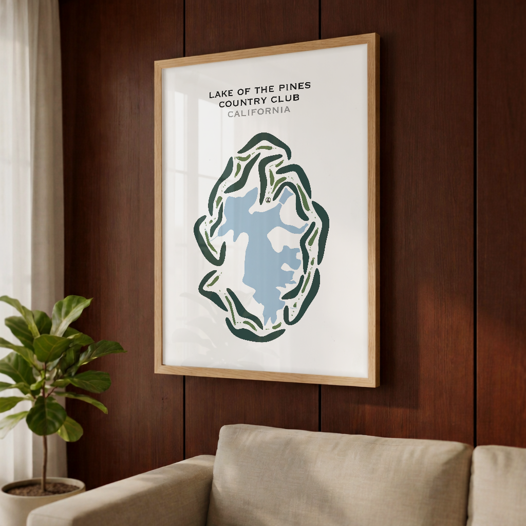 Lake of the Pines Country Club, California - Printed Golf Courses