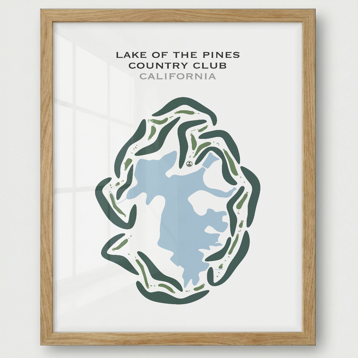 Lake of the Pines Country Club, California - Printed Golf Courses