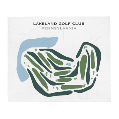 Lakeland Golf Club, Pennsylvania - Printed Golf Courses