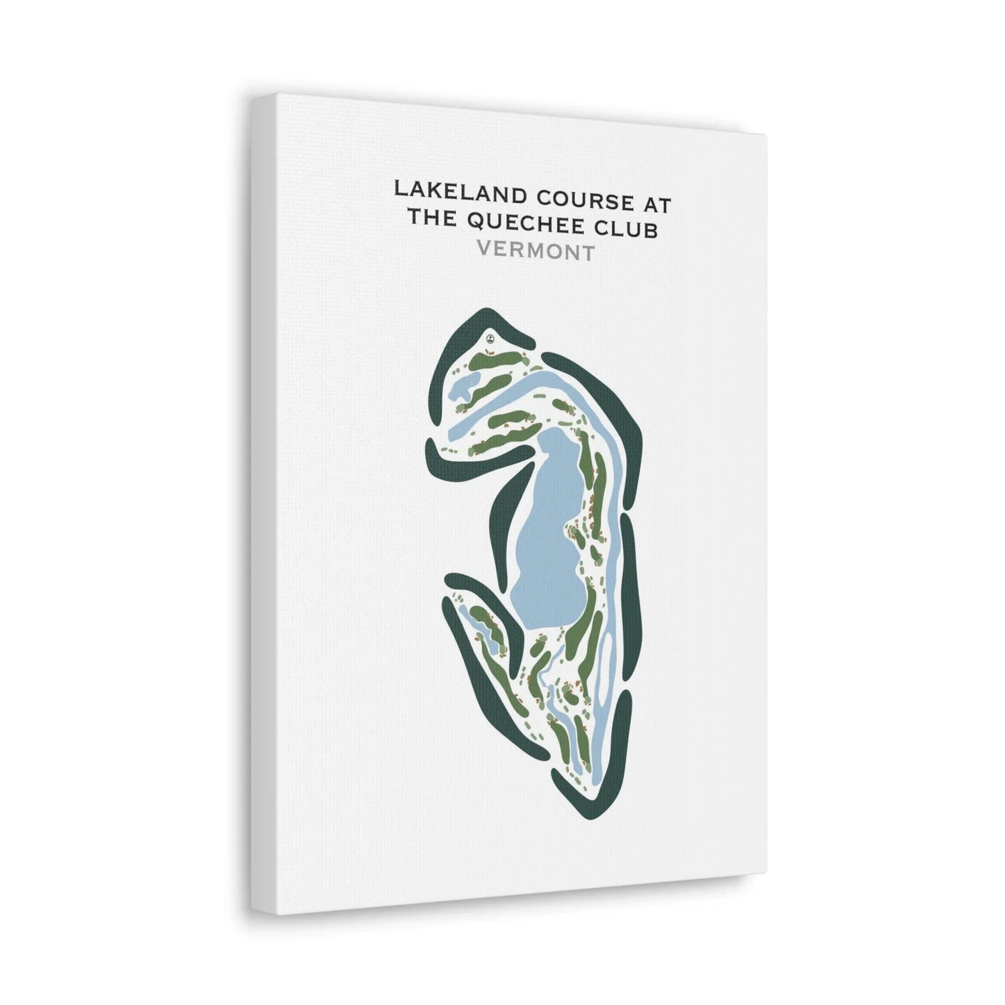 Lakeland Golf Course at Quechee Club, Vermont - Printed Golf Courses