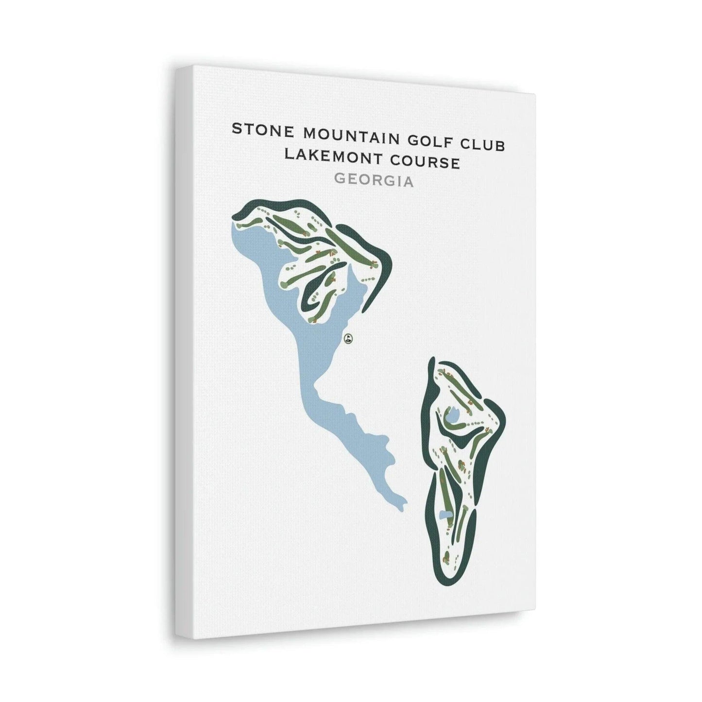 Stone Mountain Golf Club, Lakemont Course, Georgia - Printed Golf Courses