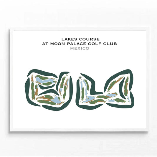 Lakes Course at Moon Palace Golf Club, Mexico - Printed Golf Courses