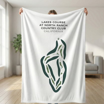 Lakes Course at North Ranch Country Club, California - Printed Golf Courses