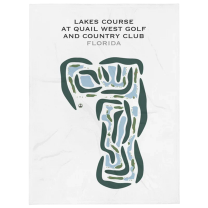 Lakes Course at Quail West Golf & Country Club, Florida - Printed Golf Courses