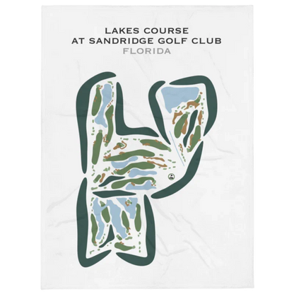 Lakes Course at Sandridge Golf Club, Florida - Printed Golf Courses