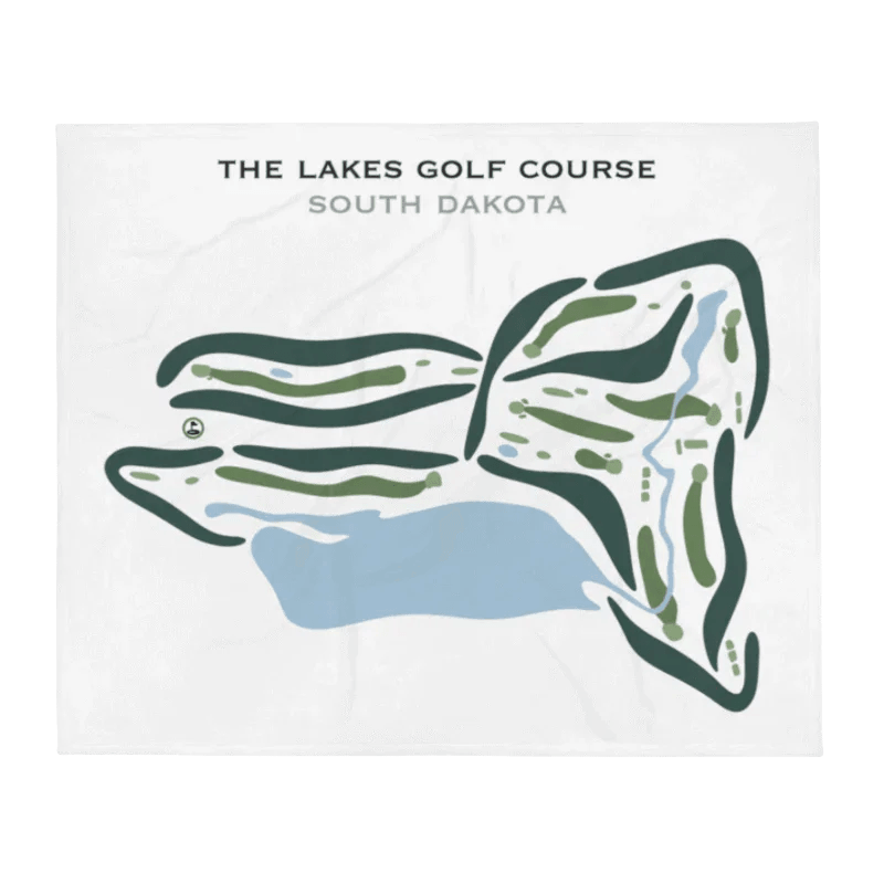 The Lakes Golf Course, South Dakota - Printed Golf Courses