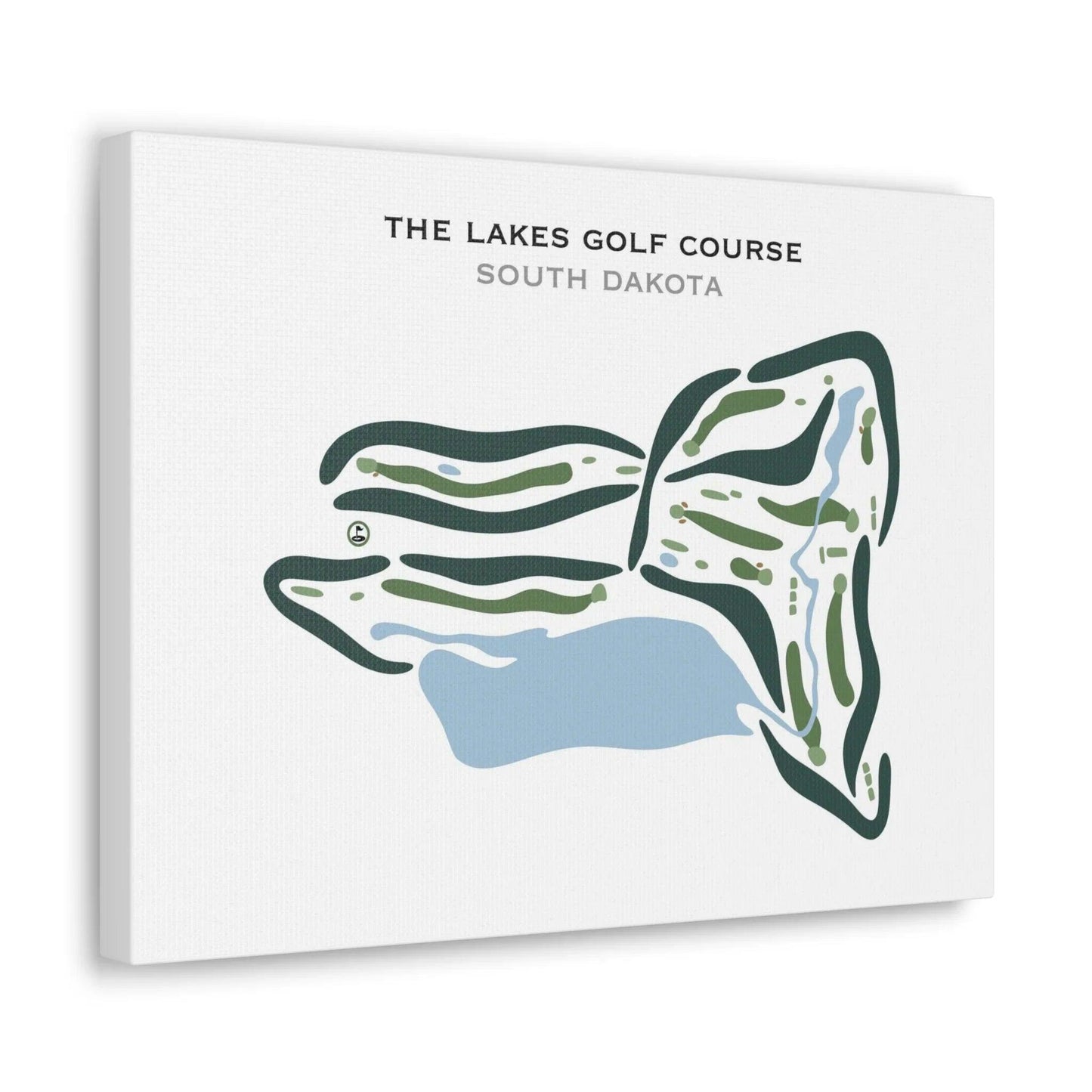 The Lakes Golf Course, South Dakota - Printed Golf Courses
