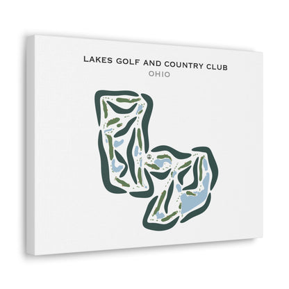Lakes Golf & Country Club, Ohio - Printed Golf Courses
