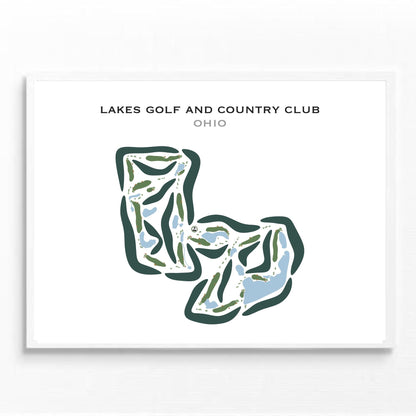 Lakes Golf & Country Club, Ohio - Printed Golf Courses