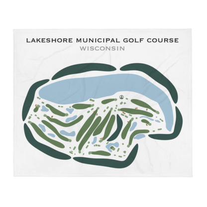 Lake Shore Municipal Golf Course, Wisconsin - Printed Golf Courses