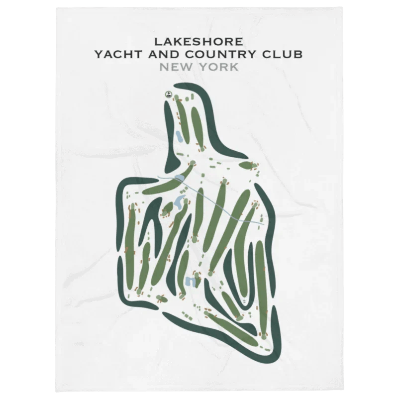 Lakeshore Yacht & Country Club, New York - Printed Golf Courses